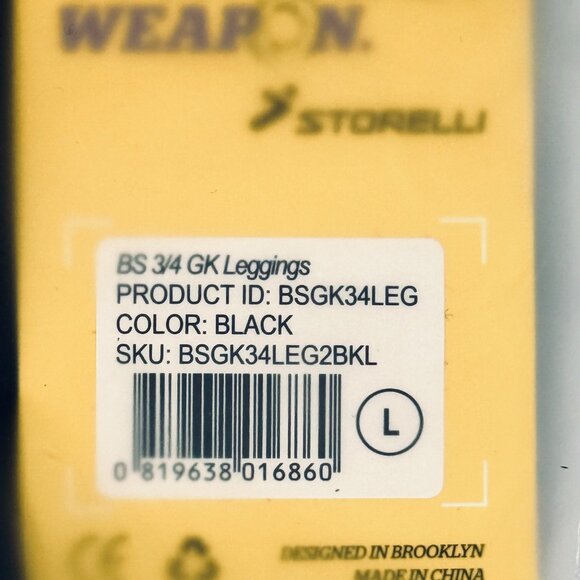 Storelli BodyShield 3/4 Goalkeeper Leggings Large - Picture 3 of 4
